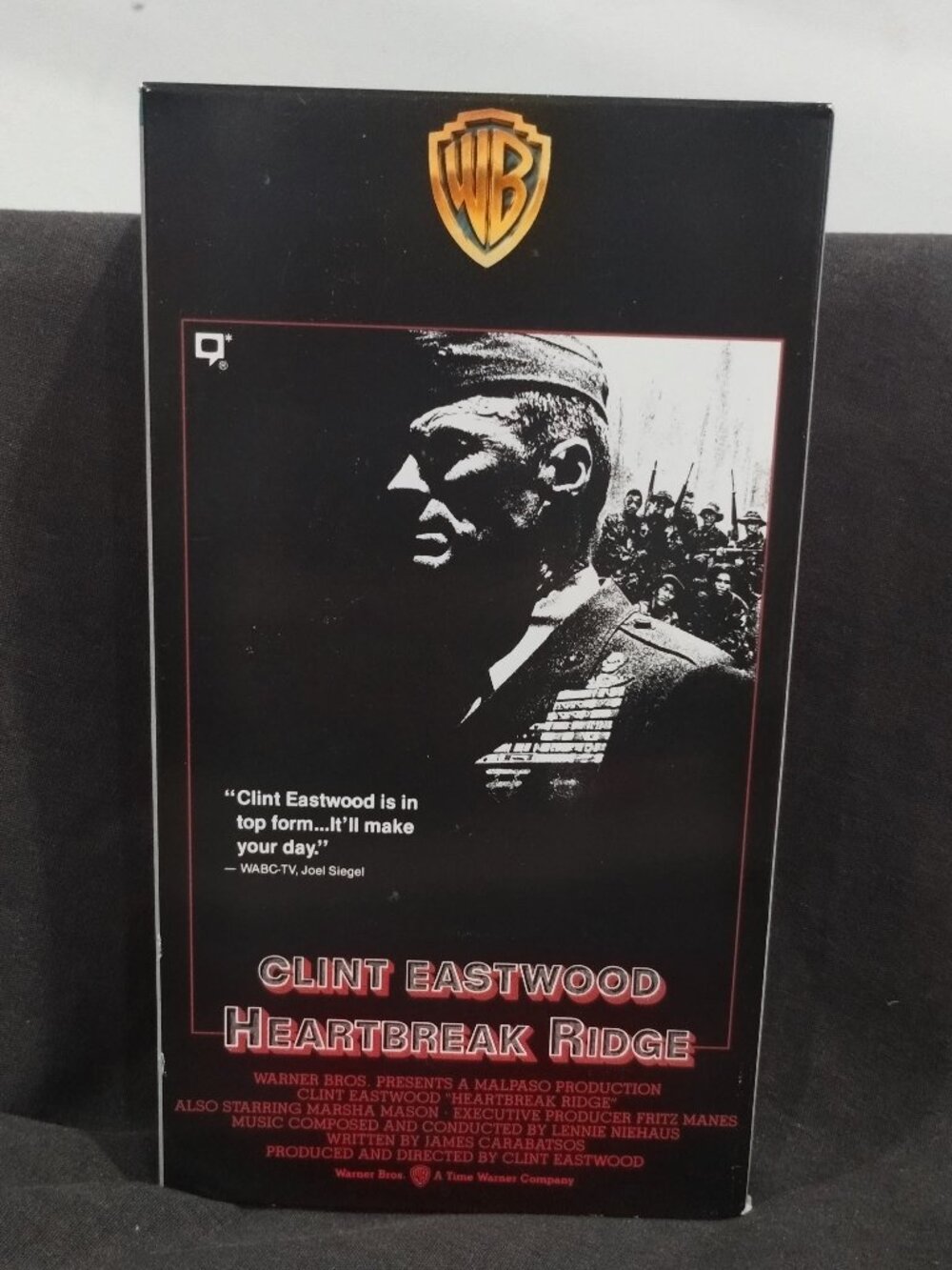 Heartbreak Ridge VHS (1990, Slipcase Edition) Clint Eastwood Military Action